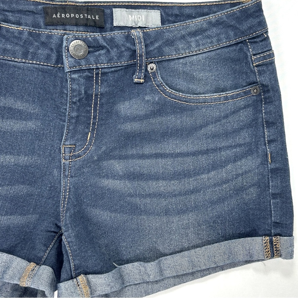 BUNDLE Aeropostale & Soho New York &Co Jean Shorts Size 8 Women's - Picture 10 of 14
